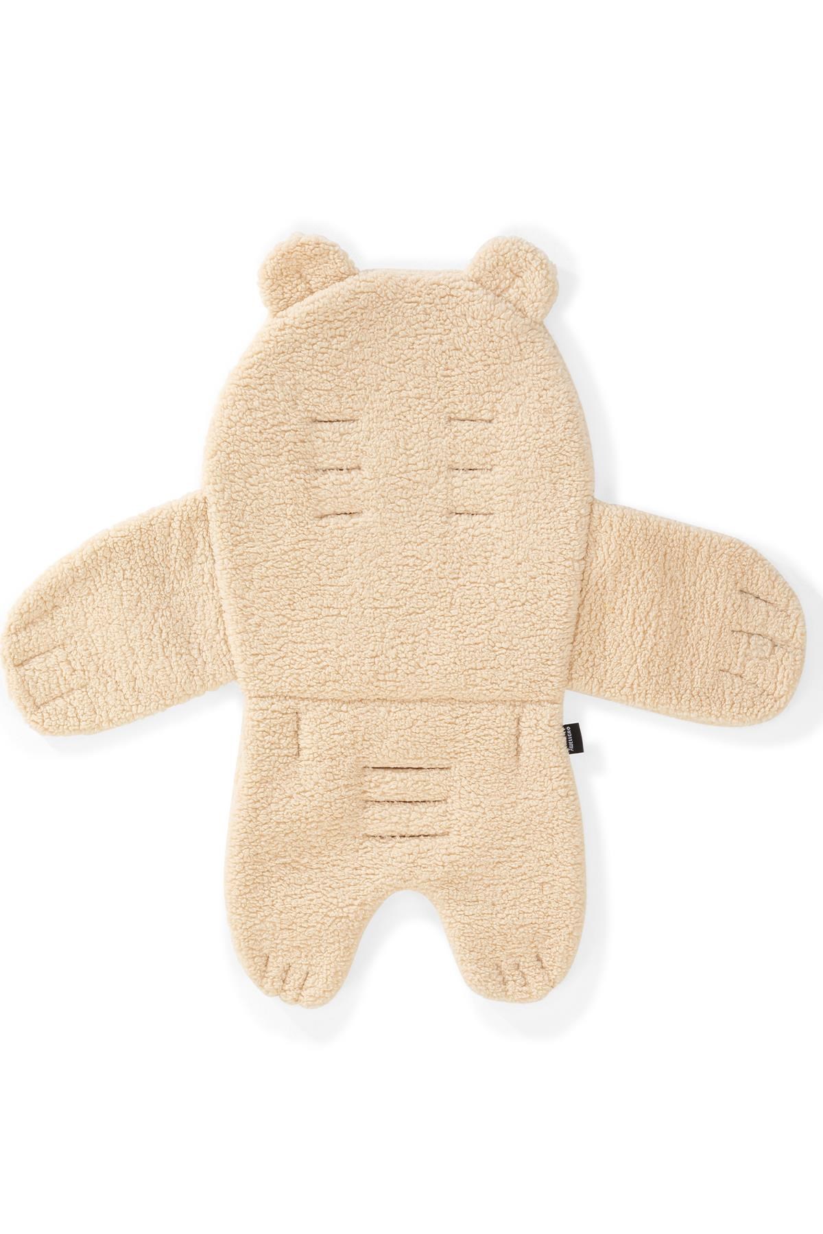 Wellgro Teddy Bear Çok Fonksiyonlu Peluş Ped, Bebek Arabası Minderi