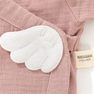 Angel Wings Muslin 5-Piece Newborn Set-Pink
