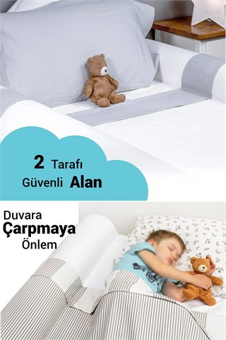 Wellgro 140 cm Sünger Yatak Bariyeri, Çocuk yatak kenar korkuluğu