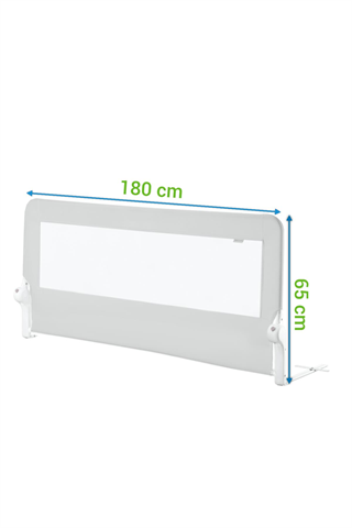 Wellgro 180*65 cm Gri Yatak Bariyeri, Yatak Korkuluğu