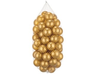Wellgro 7 Cm Top Havuzu Topu 150 Adet Gold, Gümüş, Siyah