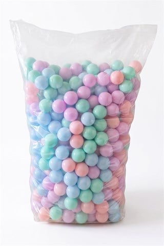 Wellgro 8 Cm Top Havuzu Topu 500 Adet Pembe, Lila, Mint, Mavi