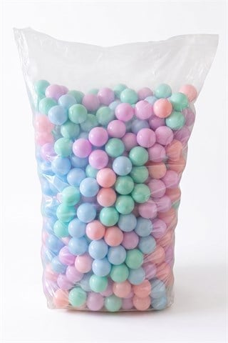 Wellgro 8 Cm Top Havuzu Topu 500 Adet Pembe, Lila, Mint, Mavi