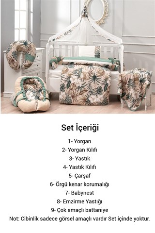 Wellgro 9 Parça Hoşgeldin Bebeğim Seti, Tropical