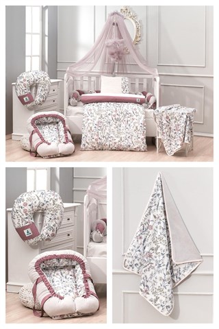 Wellgro 9 Parça Hoşgeldin Bebeğim Seti, Flower