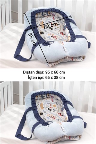 Wellgro Adventure Babynest Bebek Yatağı Anne Yanı Bebek Yatağı