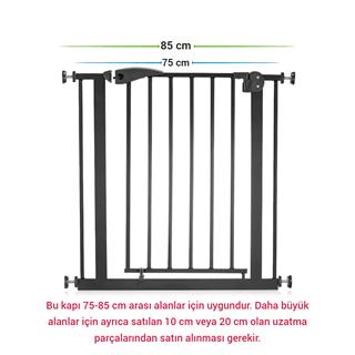 Wellgro Bebek Güvenlik Kapısı - Siyah