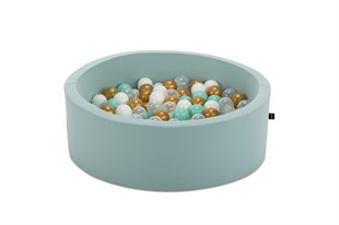 Wellgro Bubble Pop Mint Top Havuzu-Mint/Beyaz/Şeffaf/Gold