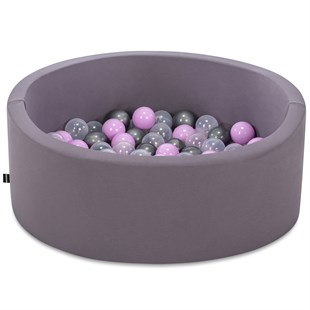 Wellgro Bubble Pops Gri Top Havuzu-Gri/Şeffaf/Lila