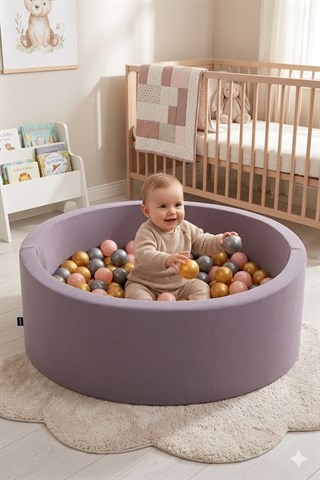 Wellgro Bubble Pops Gri Top Havuzu-Gri/Pembe/Gold