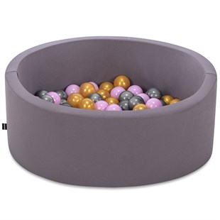 Wellgro Bubble Pops Gri Top Havuzu-Gri/Gold/Lila
