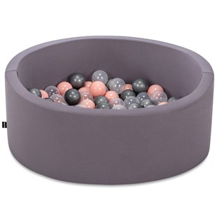 Wellgro Bubble Pops Gri Top Havuzu-Gri/Pembe/Şeffaf