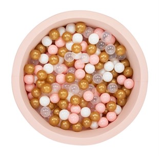 Wellgro Bubble Pops Pembe Top Havuzu  - Pembe/Beyaz/Seffaf/Gold Top 
