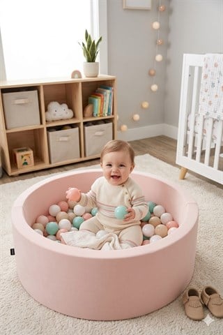 Wellgro Bubble Pops Pembe Top Havuzu-Pembe/Mint/Beyaz