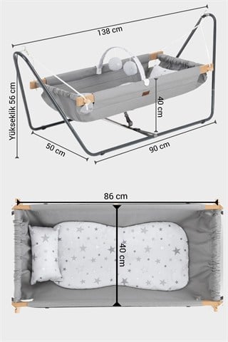 Wellgro Cozy Nest Hamak Beşik, Anne Yanı Bebek Hamağı
