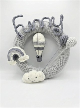 Wellgro Cuddly Amigurumis Balon Çocuk Odası Kapı & Duvar Süsü