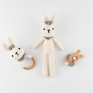 Wellgro Cuddly Amigurumis Ekru-Set