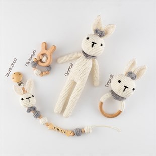 Wellgro Cuddly Amigurumis Ekru-Set