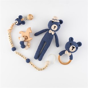 Wellgro Cuddly Amigurumis Lacivert-Set