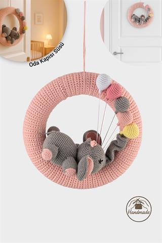 Wellgro Cuddly Amigurumis Sevimli Fil Kapı Süsü 