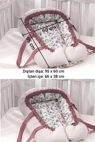 Wellgro Flower Babynest Bebek Yatağı Anne Yanı Bebek Yatağı