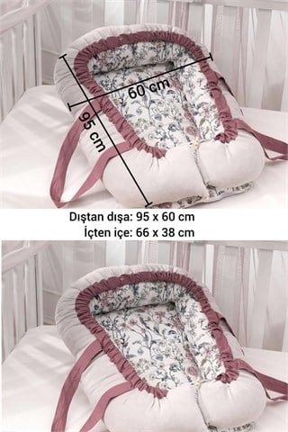 Wellgro Flower Babynest Bebek Yatağı Anne Yanı Bebek Yatağı