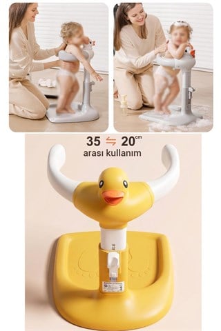 Wellgro HoldMe Bebek Banyo Duş Standı Sarı