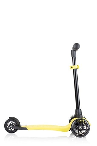 Wellgro Işıklı 3 Tekerli Yükseklik Ayarlı Scooter, Sarı