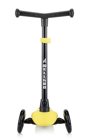Wellgro Işıklı 3 Tekerli Yükseklik Ayarlı Scooter, Sarı