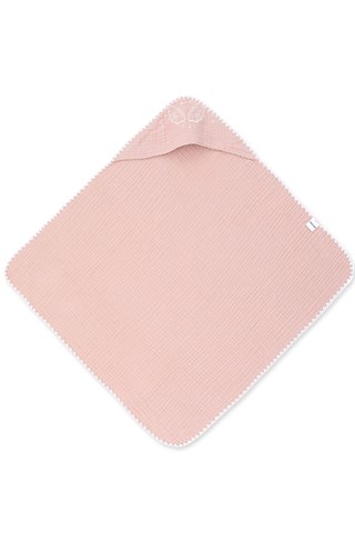 Wellgro Kapüşonlu Müslin Bebek Havlusu, Mint