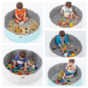 Wellgro Folding Activity and 150 Ball Pool - Ecru