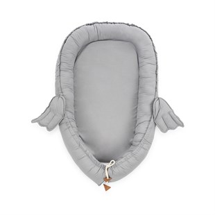 Wellgro Babynests with Angel Wing - Gray