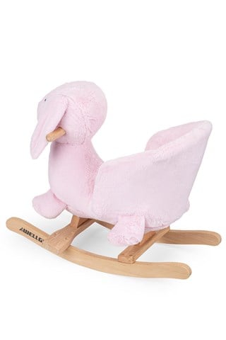 Wellgro Sallanan Oyuncak At, Sallanan Ahşap Tavşan Pembe