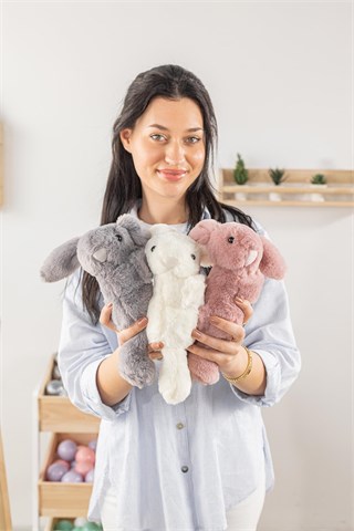 Wellgro Sarılan & Kucaklayan Tavşan Oyuncak Mavi