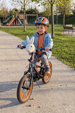Wellgro Softyheads Çok Amaçlı Peluş Aksesuar - Scooter, Bisiklet, Bebek Arabası Başlığı, Tavşan