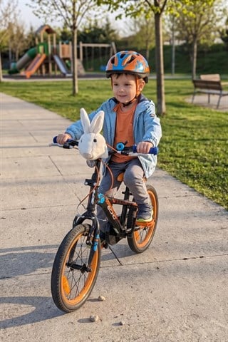 Wellgro Softyheads Çok Amaçlı Peluş Aksesuar - Scooter, Bisiklet, Bebek Arabası Başlığı, Tavşan