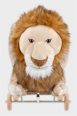 Wellgro Tekerlekli & Sallanan Oyuncak Aslan, Sallanan Ahşap Aslan