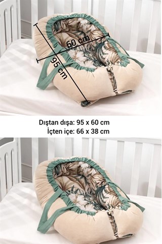 Wellgro Tropical Babynest Bebek Yatağı Anne Yanı Bebek Yatağı