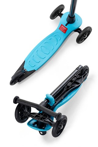 Wellgro Turbo Scooter, 3 Tekerli Yükseklik Ayarlı Çocuk Scooter- Mavi