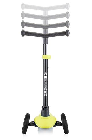 Wellgro Turbo Scooter, 3 Tekerli Yükseklik Ayarlı Çocuk Scooter- Sarı
