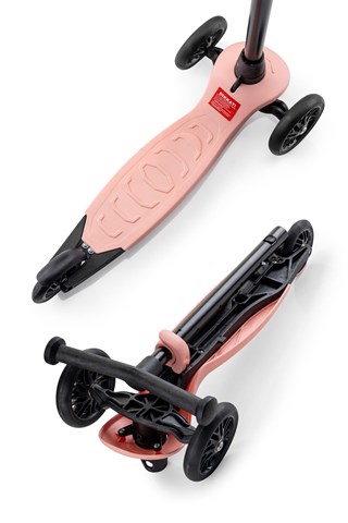 Wellgro Turbo Scooter, 3 Tekerli Yükseklik Ayarlı Çocuk Scooter - Pembe