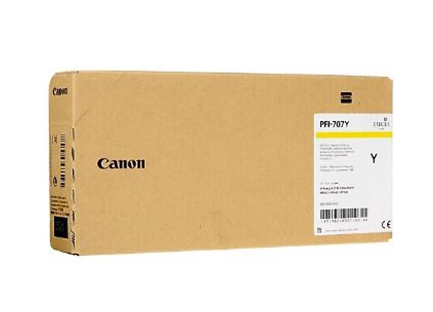 Canon PFI-707 Yellow Sarı Plotter Kartuş IPF830 / 840 / 850