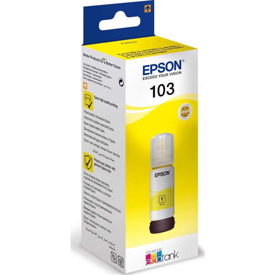 Epson 103 Sarı Orıjınal Mürekkep