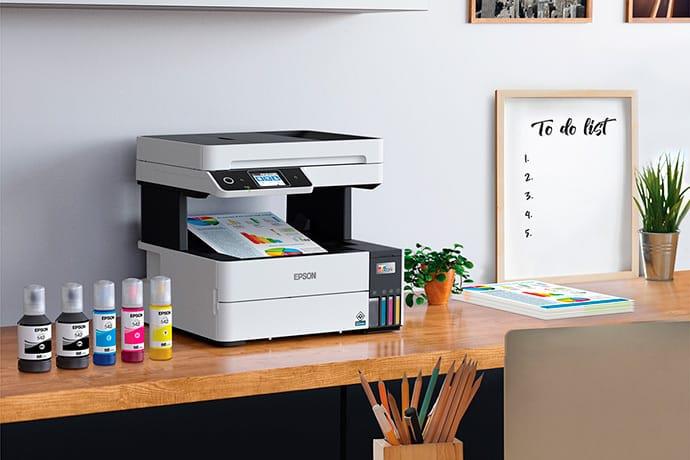 Epson EcoTank L6490 Wi-Fi Tarayıcı Fotokopi Faks Renkli Çok Fonksiyonlu Tanklı Mürekkep Püskürtmeli Yazıcı