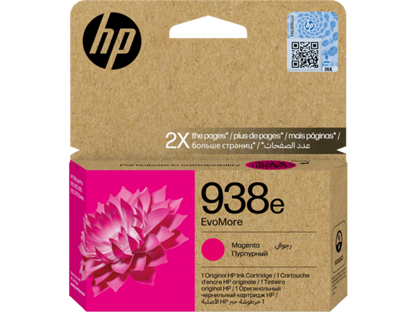 HP 938e Magenta Kırmızı Yüksek Kapasite Orıjınal Kartuş 4S6Y0PE