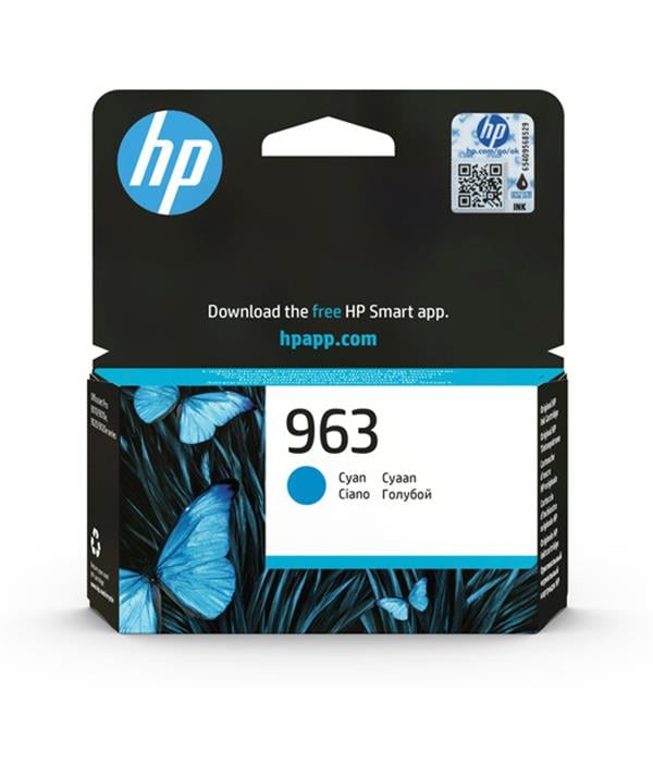 HP 963 Cyan Mavi Orıjınal Kartuş 3JA23A