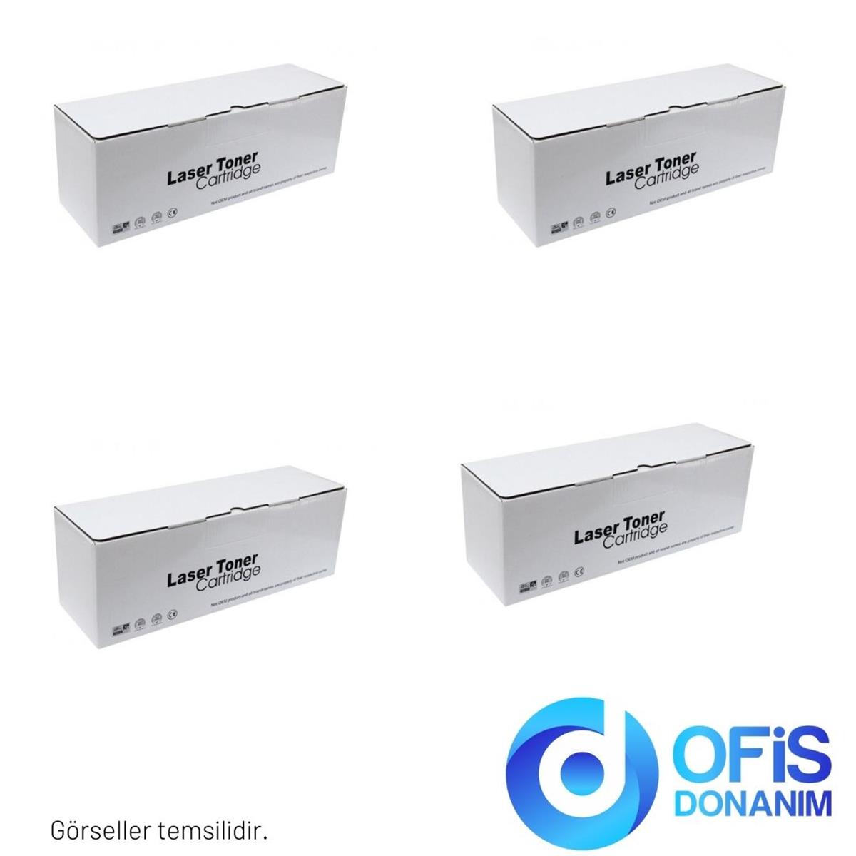 Oki C301 Muadil Takım Toner C321 C321dn MC332dn MC342dn 1.5K