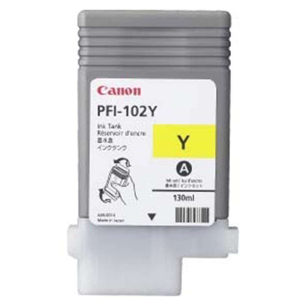 Canon PFI-102 Yellow Sarı Plotter Kartuş IPF500 / 700 / 710 / 750
