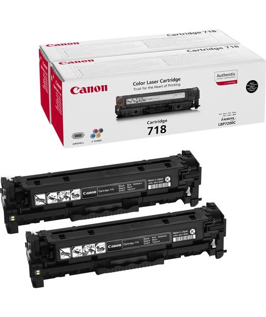 Canon CRG-718 2'li Black Siyah Orıjınal Toner 2662B005