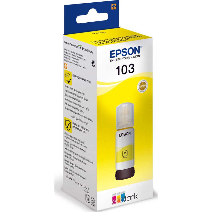 Epson 103 Sarı Orıjınal Mürekkep